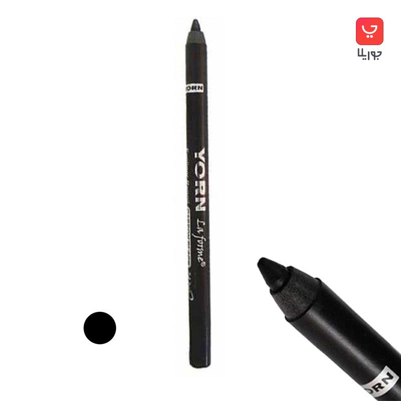 مداد چشم شمعی مشکی یورن Yorn